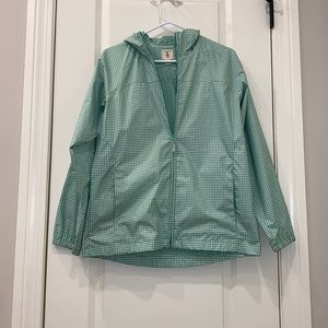 Kids rain jacket with hoodie and pockets